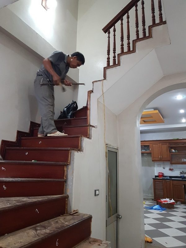 Dịch vụ sửa chữa cầu thang gỗ – Sửa đồ gỗ tại nhà Hà Nội